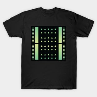 “Dimensional Information (3)” - V.6 Green - (Geometric Art) (Dimensions) - Doc Labs T-Shirt